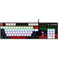 Aula S500 Wired 100% Full Size Mechanical Keyboard with Number Pad - Black/Red