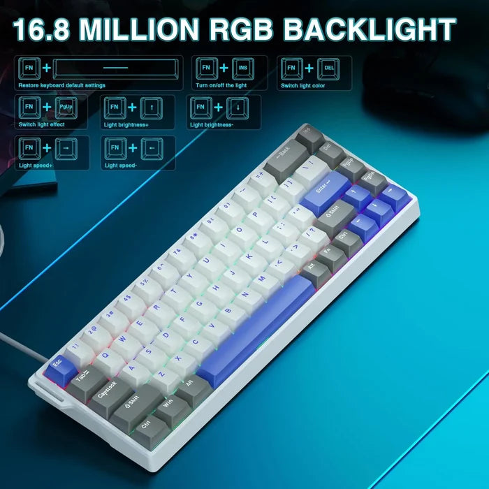Aula WIN68 HE Max Hall Effect Gaming Keyboard with WingChun Magnetic Switch - PakByte Computers