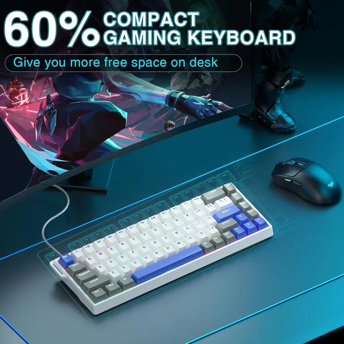Aula WIN68 HE Max Hall Effect Gaming Keyboard with WingChun Magnetic Switch - PakByte Computers
