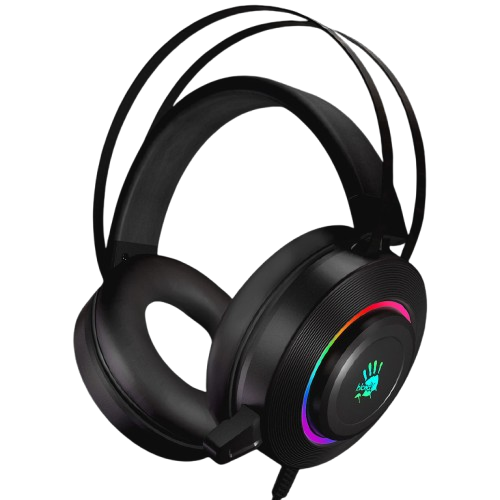 Bloody G521 Virtual 7.1 Surround Sound Gaming Headset - Black - PakByte