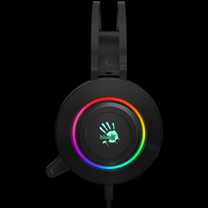Bloody G521 Virtual 7.1 Surround Sound Gaming Headset - Black - PakByte