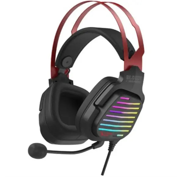 Bloody G560 Virtual 7.1 USB Wired Surround Sound Gaming Headset - Sports Red - PakByte Computers