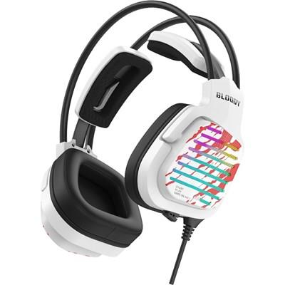 Bloody G565 7.1 Virtual Surround Sound Headset - Energy White - PakByte Computers