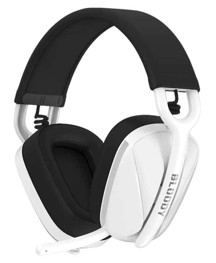 Bloody GR280 All-in-One Wireless & Wired Gaming Headset - Sport White - PakByte Computers