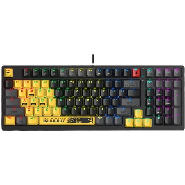 Bloody S98 RGB Mechanical Gaming Keyboard - Sports Lime