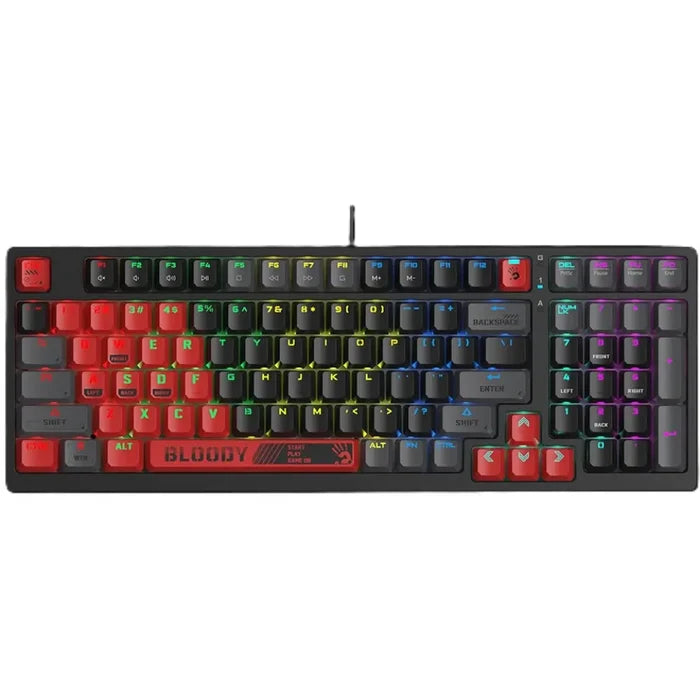 Bloody S98 RGB Mechanical Gaming Keyboard - Sports Red