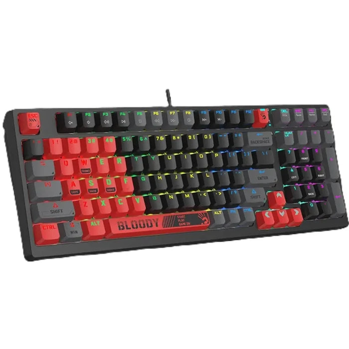 Bloody S98 RGB Mechanical Gaming Keyboard - Sports Red