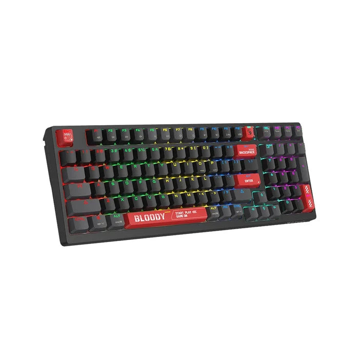 BLOODY WS98 (RED) DUAL CORE WIRELESS RED SWITCH (MECHANICAL) - PakByte