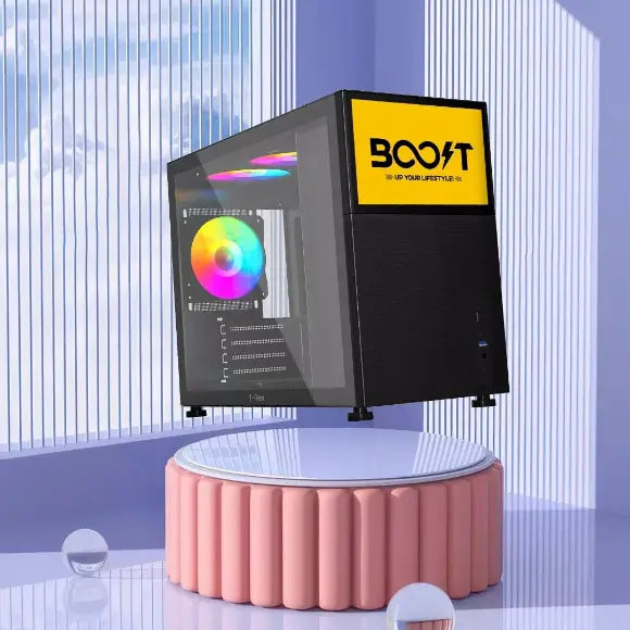 Boost T-Rex LED Mini-Tower microATX Case - PakByte Computers