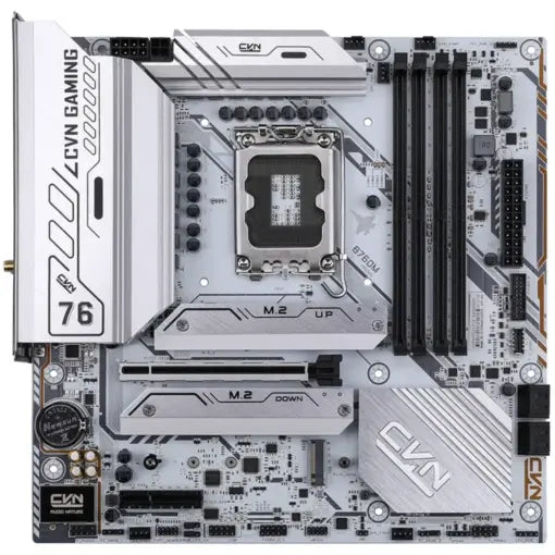 Colorful CVN B760M Frozen WiFi V20 DDR4 LGA1700 microATX Motherboard - PakByte Computers