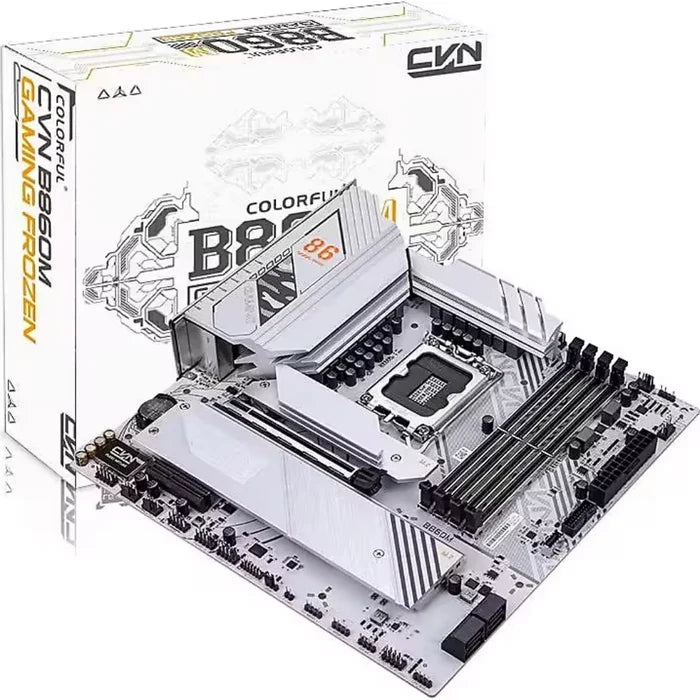 Colorful CVN B860M Gaming Frozen V20 LGA1851 microATX Motherboard - PakByte Computers