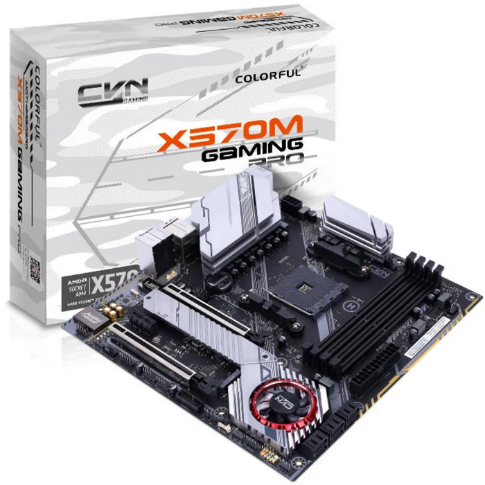 Colorful CVN X570M Gaming Pro V14 AM4 microATX Motherboard - PakByte Computers