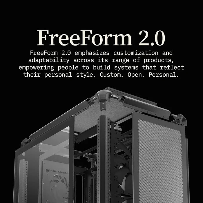 Cooler Master MasterFrame 500 Mesh ARGB PC Case - Black - PakByte Computers