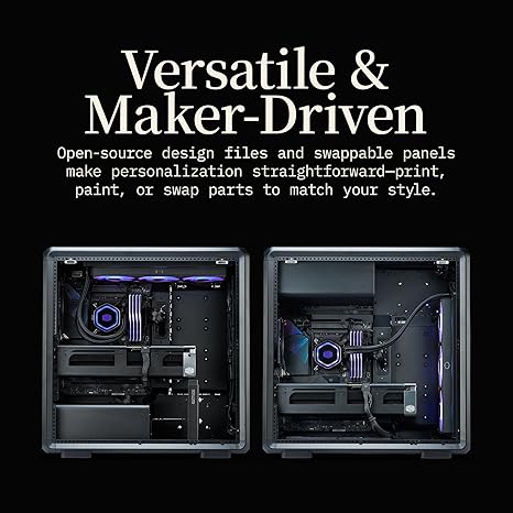 Cooler Master MasterFrame 600 ATX Mid-Tower Case - Black - PakByte Computers