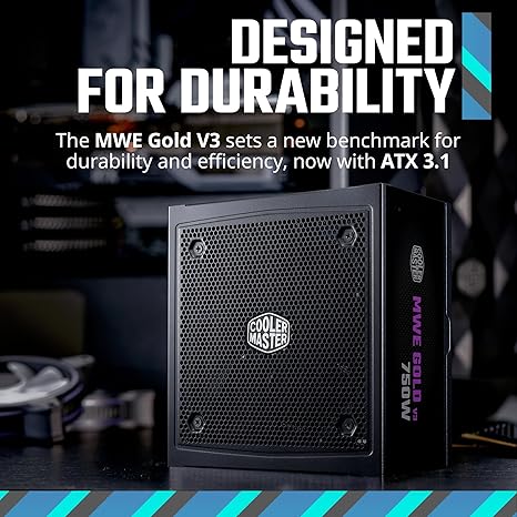 Cooler Master MWE Gold 750 V3 Non-Modular Power Supply - PakByte Computers