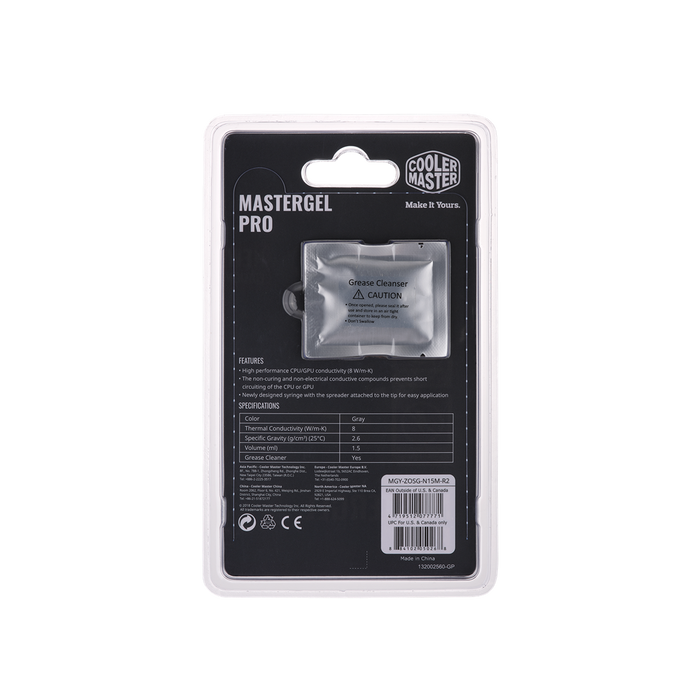 Cooler Master New MasterGel Pro Thermal Paste - PakByte Computers
