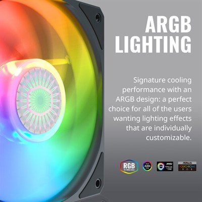 Cooler Master SickleFlow 120 ARGB Case Fan - PakByte Computers