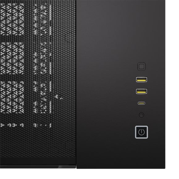 Corsair 2500X AIRFLOW Micro ATX Dual Chamber PC Case - Black - PakByte Computers