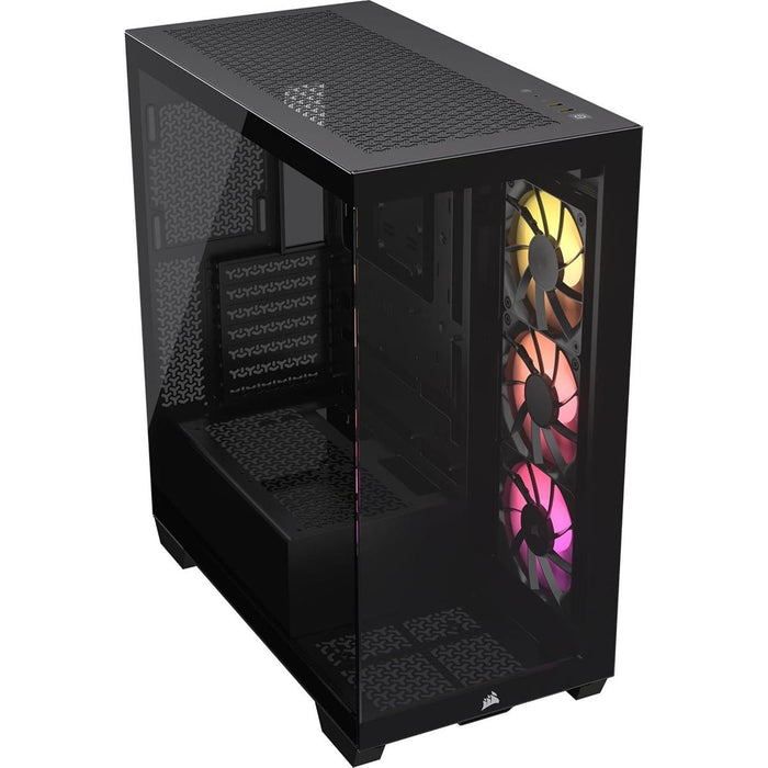 Corsair 3500X ARGB Mid-Tower ATX PC Case - Black - PakByte Computers
