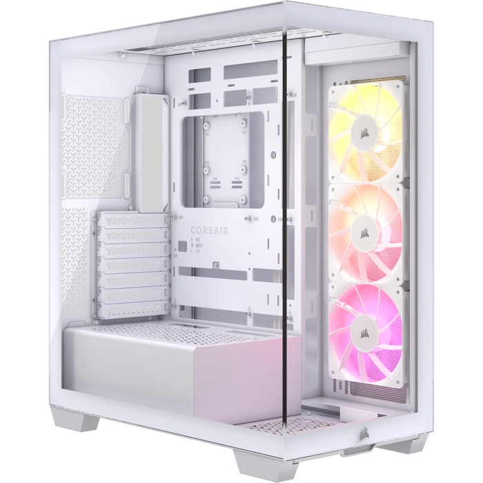 Corsair 3500X ARGB Mid-Tower ATX PC Case - White - PakByte Computers