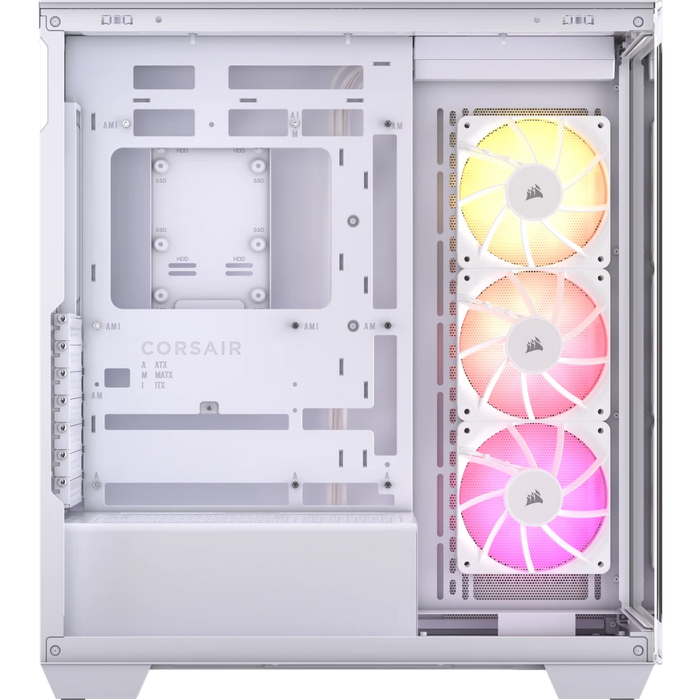 Corsair 3500X ARGB Mid-Tower ATX PC Case - White - PakByte Computers