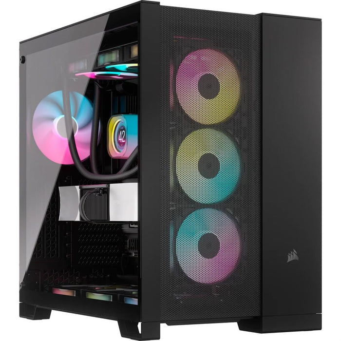 Corsair 6500D AIRFLOW Mid-Tower Dual Chamber PC Case - Black - PakByte
