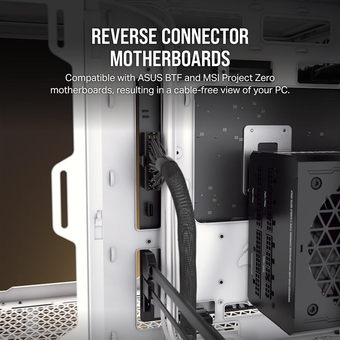 Corsair 6500X Mid-Tower Dual Chamber PC Case - Black - PakByte