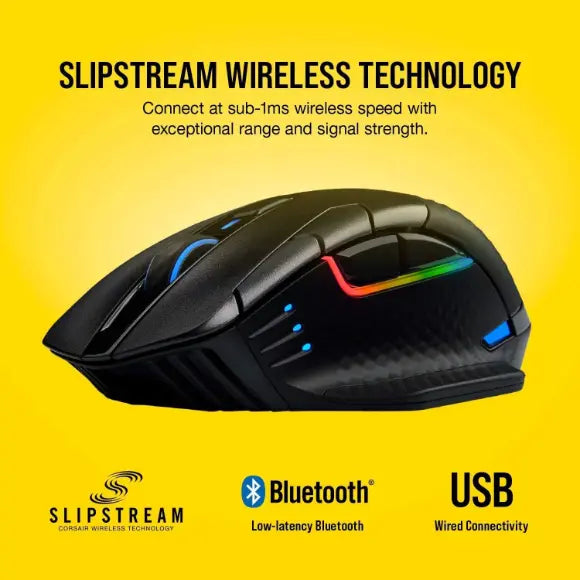 CORSAIR DARK CORE MS429 RGB PRO Wireless Gaming Mouse - PakByte Computers
