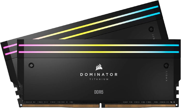 Corsair Dominator Titanium RGB DDR5 RAM 32GB (2x16GB) 6000MHz - Black - PakByte Computers