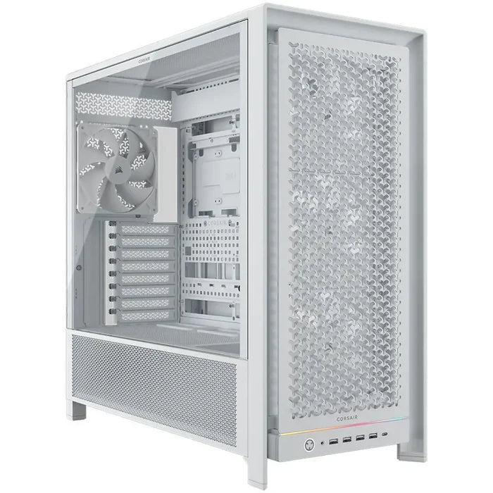 Corsair Frame 5000D RS Modular High Airflow Mid-Tower PC Case - White - PakByte Computers