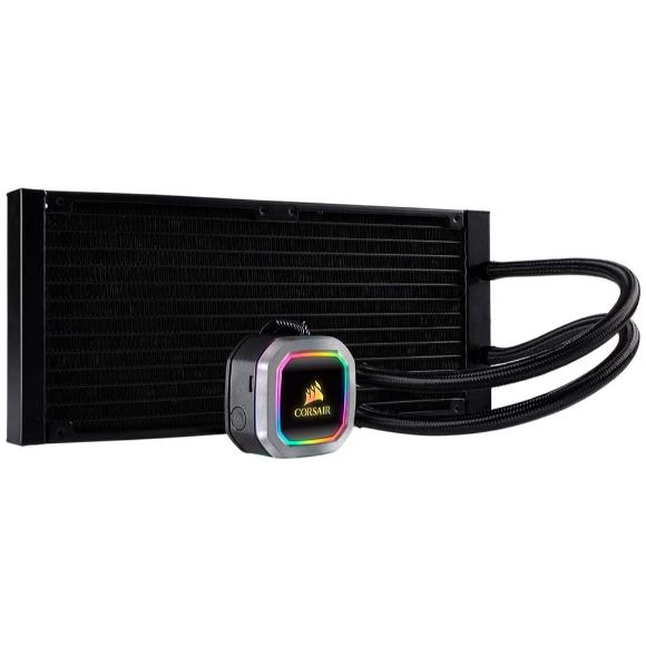 Corsair H115i RGB Platinum AIO Liquid CPU Cooler,280mm,Dual ML140 PRO RGB PWM Fans,Intel 115x/2066,AMD AM4/TR4 - PakByte Computers