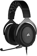 Corsair HS60 PRO - 7.1 Virtual Surround Sound Gaming Headset with USB DAC - Carbon - PakByte Computers