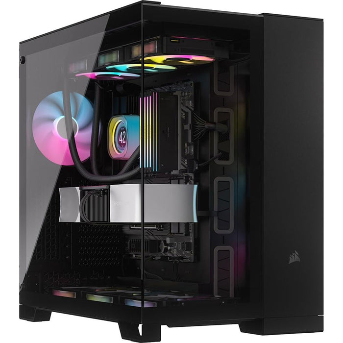 Corsair iCUE LINK 6500X RGB Mid-Tower ATX Dual Chamber PC Case - Black | CC-9011269-WW - PakByte