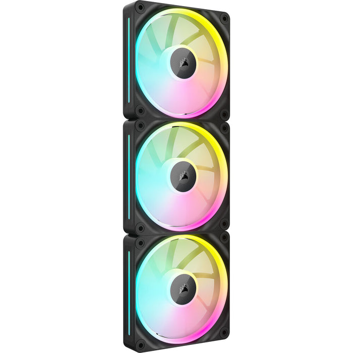 Corsair iCUE LINK LX120 RGB Triple 120mm PWM Fan Starter Kit - Black - PakByte Computers