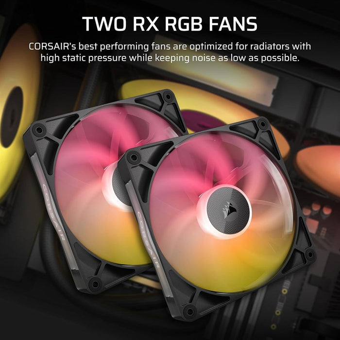 CORSAIR iCUE Link Titan 280 RX RGB Liquid CPU Cooler – 280mm AIO | Black | CW-9061017-WW - PakByte