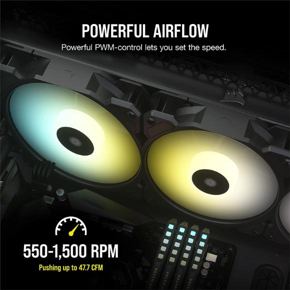 CORSAIR iCUE SP120 RGB ELITE Triple Fan Kit - PakByte Computers