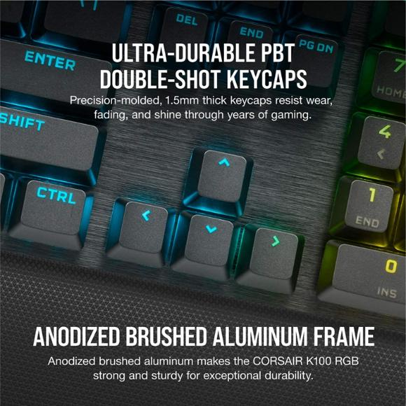Corsair K100 RGB Mechanical Gaming Keyboard - PakByte Computers
