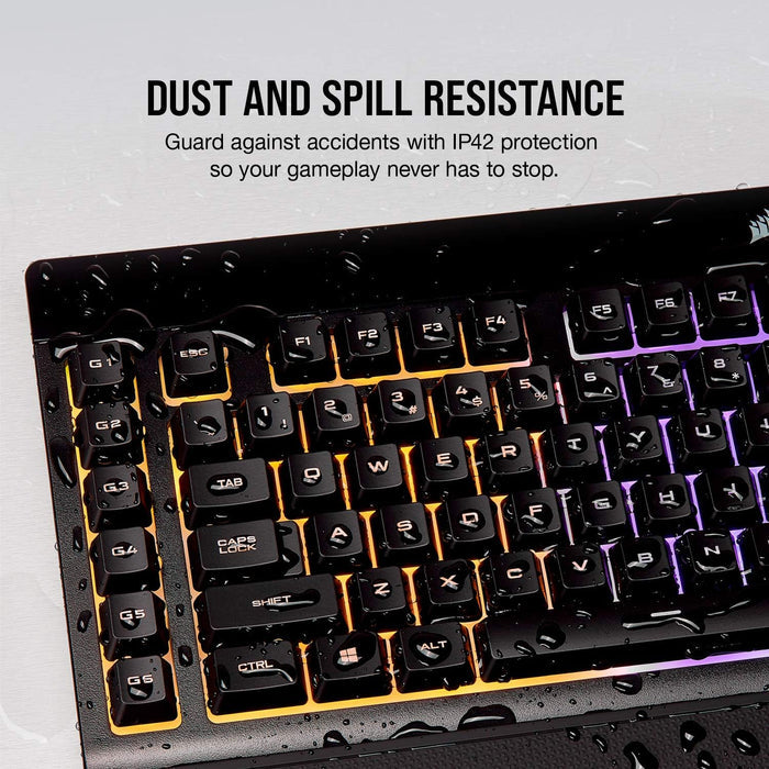 Corsair K55 RGB Gaming Keyboard - Black - PakByte Computers