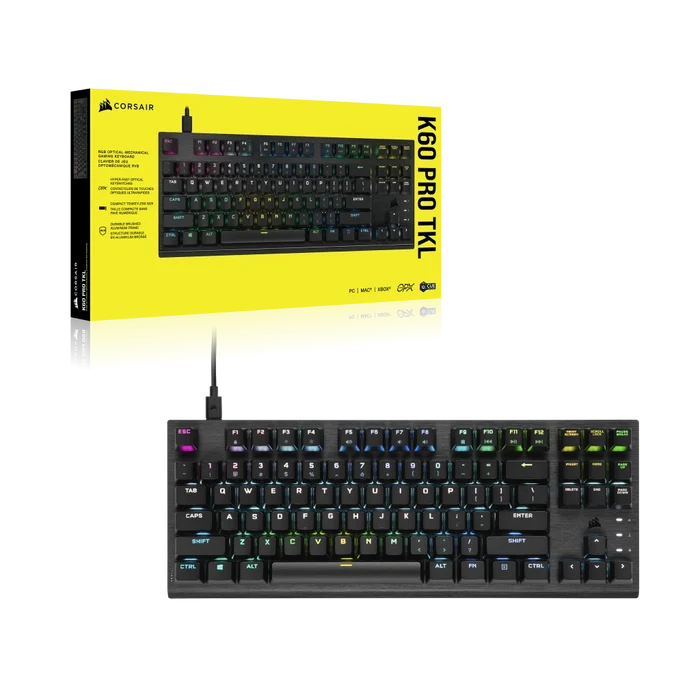 Corsair K60 PRO TKL Mechanical Gaming Keyboard