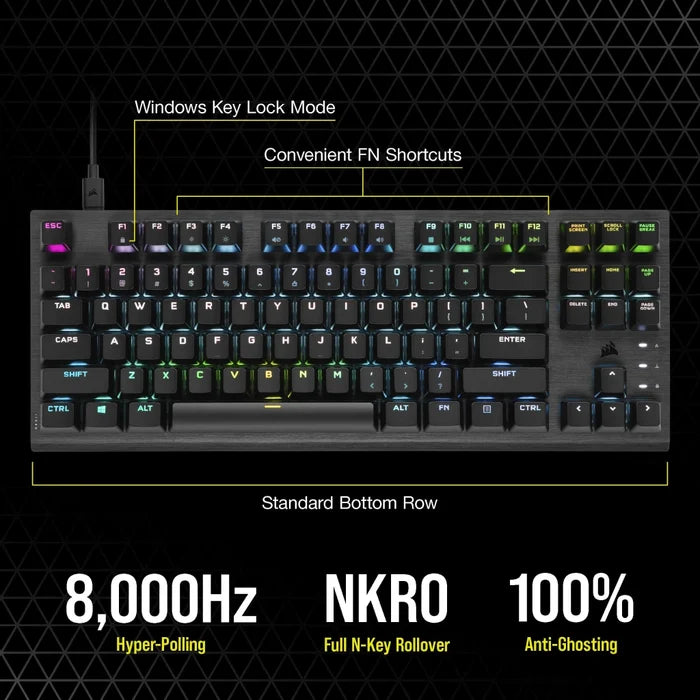 Corsair K60 PRO TKL Mechanical Gaming Keyboard