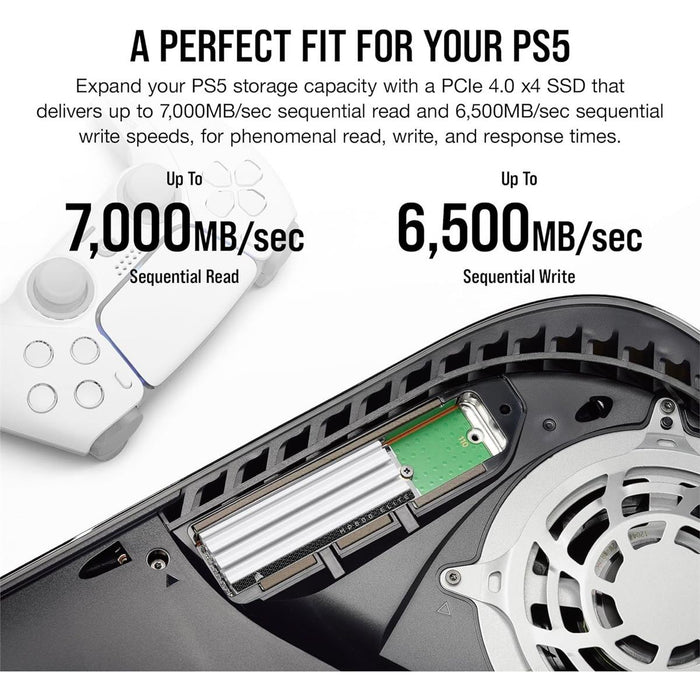 Corsair MP600 Elite 1TB Gen4 M.2 NVMe SSD for PS5 - PakByte Computers