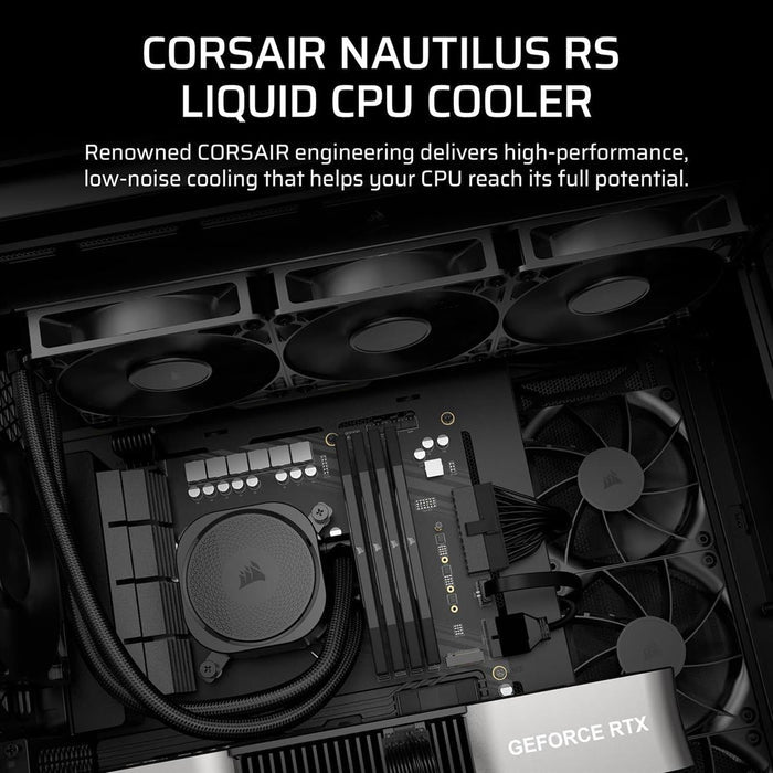 Corsair Nautilus 360 RS Liquid CPU Cooler - Black - PakByte Computers