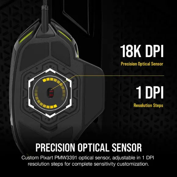 Corsair Nightsword RGB WIRED Gaming Mouse - PakByte Computers