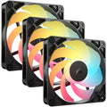 Corsair RS120-R ARGB 120mm PWM Reverse Fans Triple Pack - Black - PakByte Computers