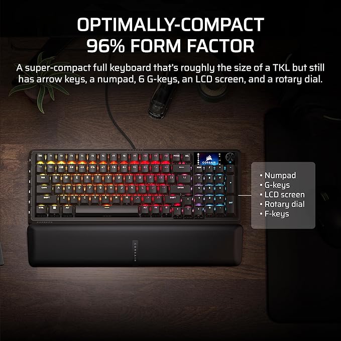 Corsair Vanguard 96 Wired Mechanical Gaming Keyboard - Black - PakByte Computers