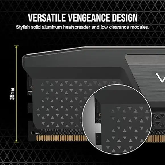 CORSAIR VENGEANCE DDR5 RAM 32GB (2x16GB) 5600MHz Memory Kit - Black - PakByte Computers