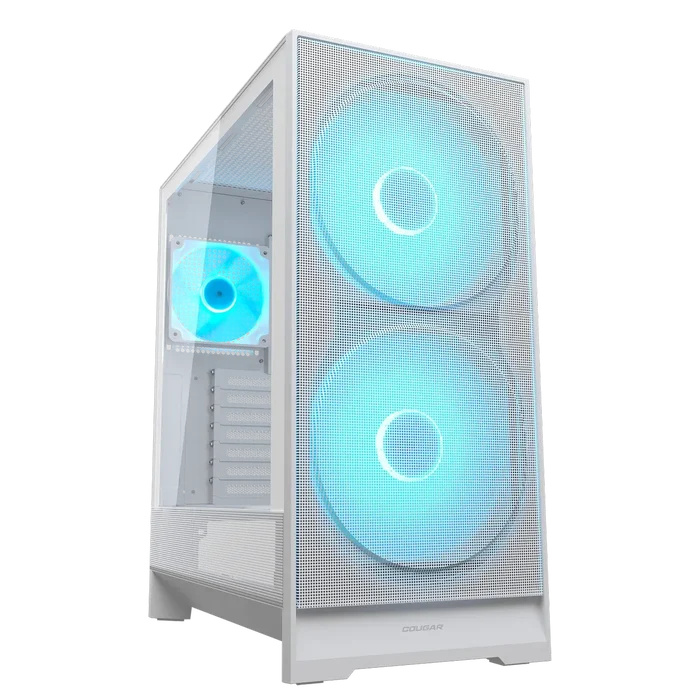 Cougar Airface 180 ARGB ATX Mid Tower PC Case - White