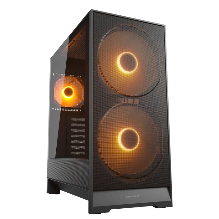 Cougar Airface 180 ARGB Mid Tower PC Case - Black - PakByte Computers