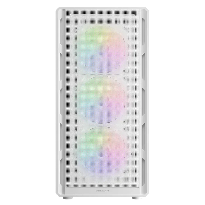 Cougar Airface Pure RGB ATX Mid Tower PC Case - White
