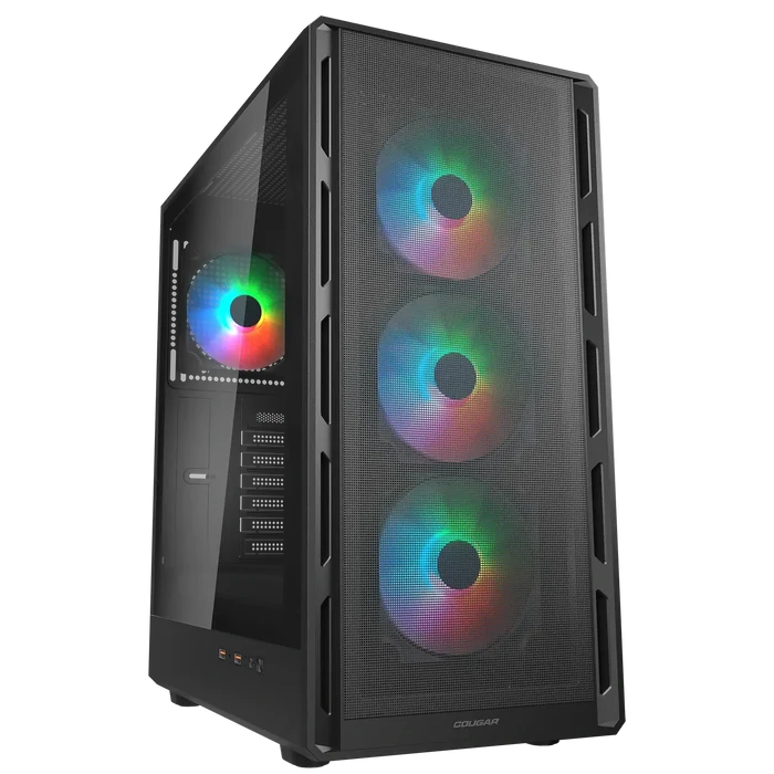 Cougar Airface Pure RGB Mid Tower PC Case - Black - PakByte Computers